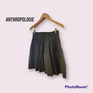 Vegan leather skirt